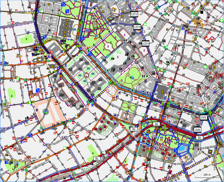 Open MTB Map - old map detail