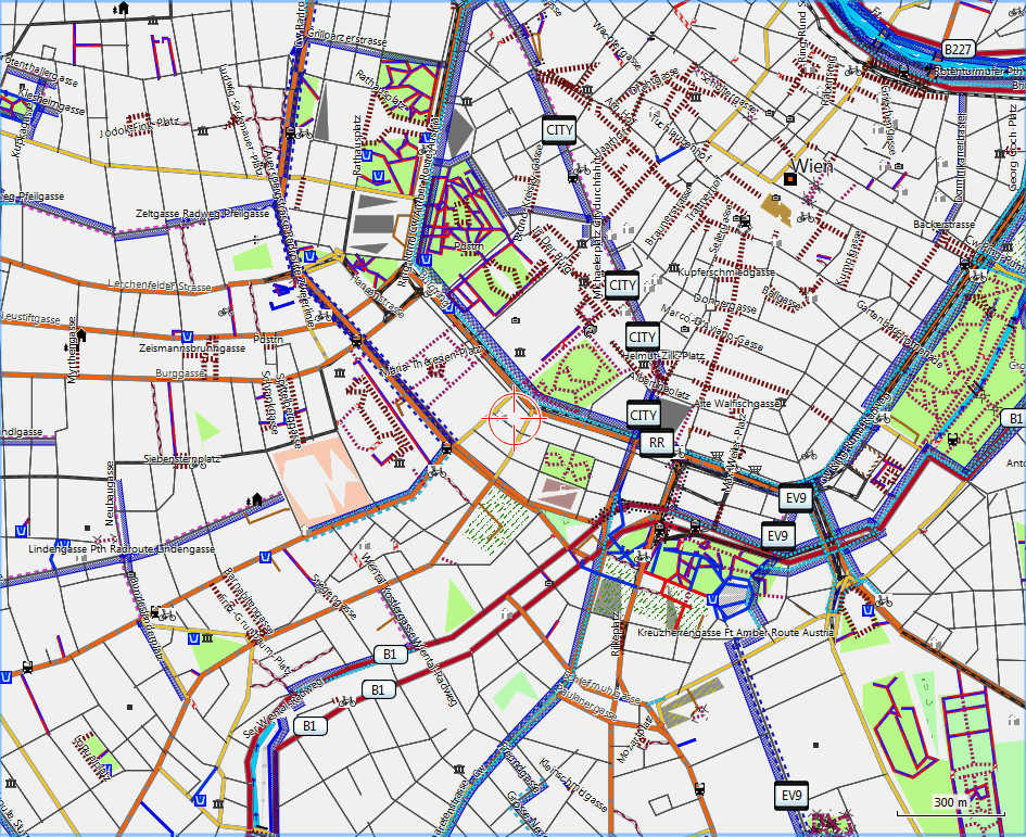 Open street best sale map mtb