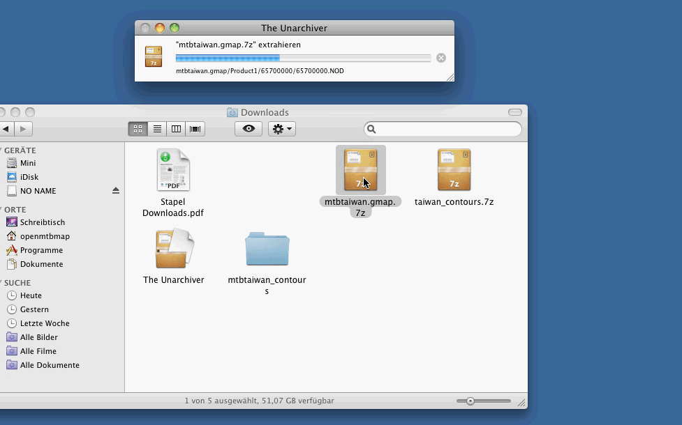 unarchiver osx