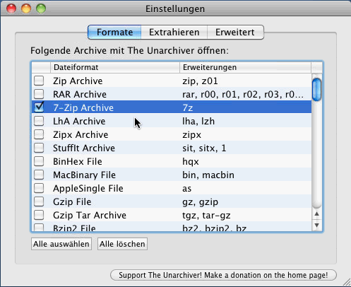 7z file unarchiver mac