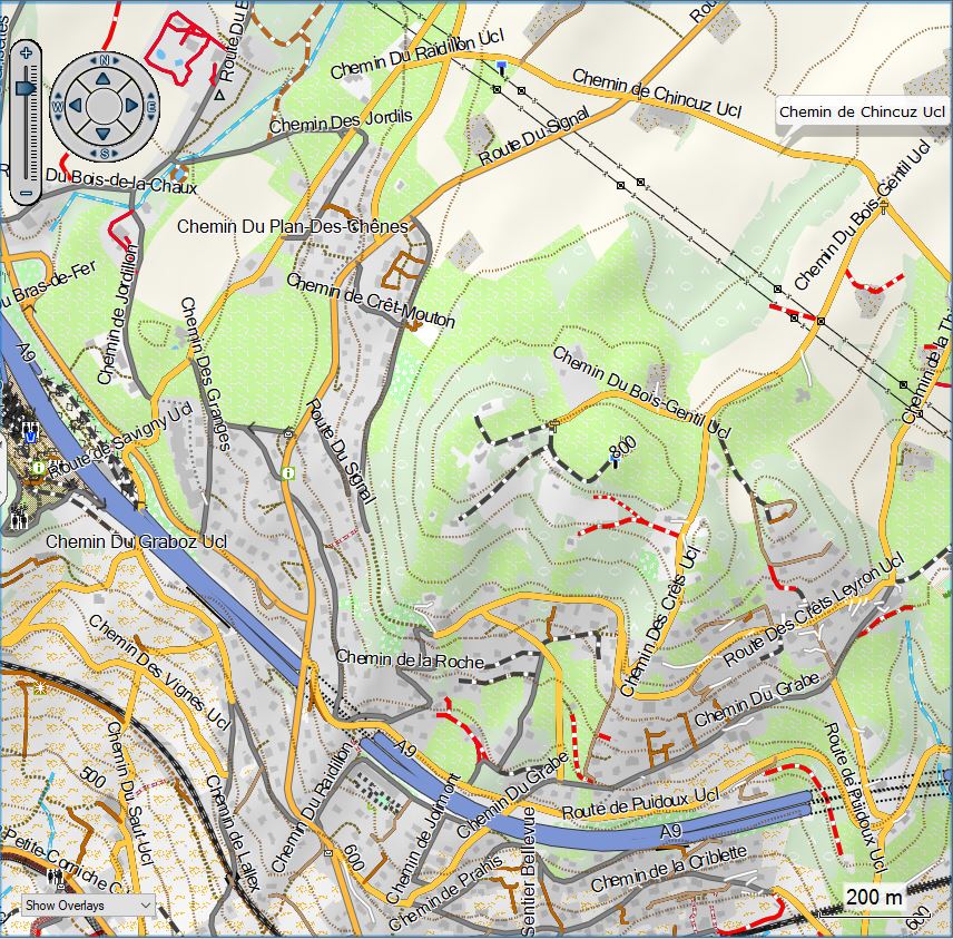 Open street 2025 map mtb